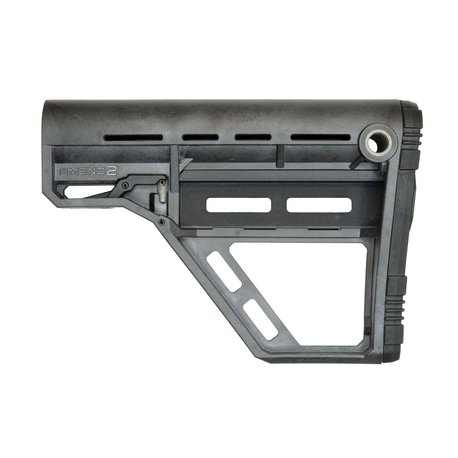 AMEND2 AMS MODULAR MIL-SPEC CARBINE STOCK BASE M-OK CARBON GRAY