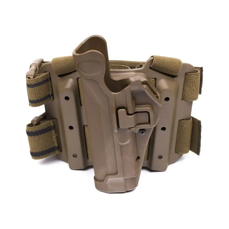 BLACKHAWK HOLSTER GLOCK 17/19/20/21/22/23/31/32/SW M 9/40/45 LH BLACK SERPA TACTICAL LEVEL II