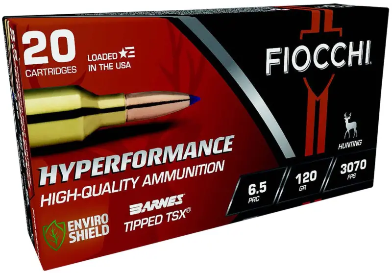 FIOCCHI AMO 6.5 PRC 120GR BARNES TTSX 20-RD ( 10 BOXES PER CASE )