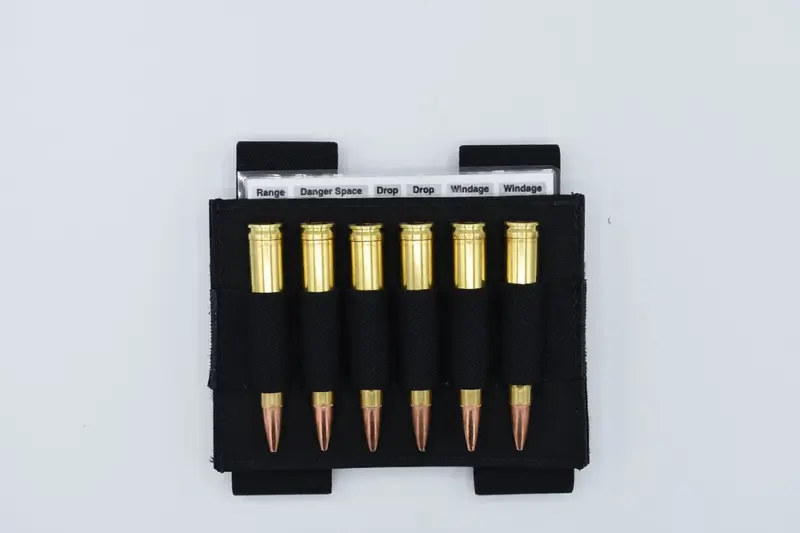 TAC SHEILD PRECISION RIFLE STOCK SHELL HOLDER BLACK 8 SHELLS