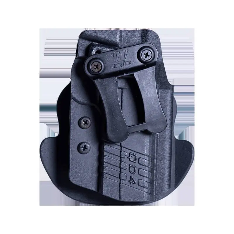 COMP-TAC QD DUAL HOLSTER KYDEX SIZE 4 1911'S AMBI OWB/IWB BLACK