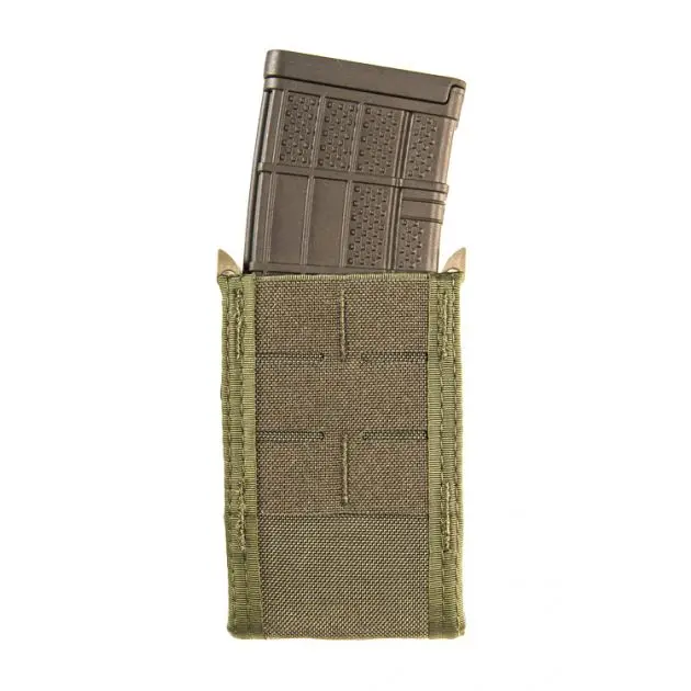 HIGH SPEED GEAR DUTY RIFLE TACO U-MOUNT HIDDEN SHOCK CORD COYOTE BROWN