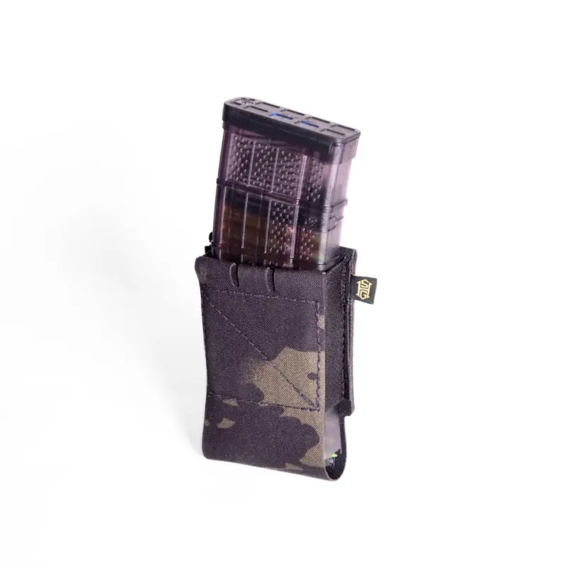 HIGH SPEED GEAR EP-P ELASTIC RIFLE MAG POUCH MULTICAM BLACK FITS MOST RIFLE MAGS LOW PROFILE