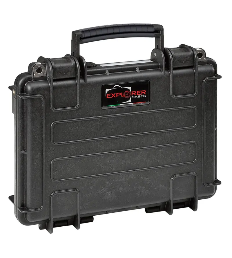 EXPLORER RED HARD CASE SINGLE PISTOL BLACK WITH PRE-CUBED FOAM SET 10.87"X7.87"X4.72"