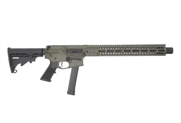 BM-9 9MM 16" ODG ADJ STK 15" M-LOK