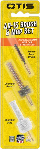 OTIS AR-15 CHAMBER BRUSH MOP - SET 8-32 THREADS